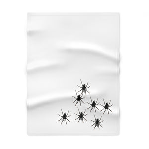 Black bird eater Tarantula Soft Fleece Baby Blanket
